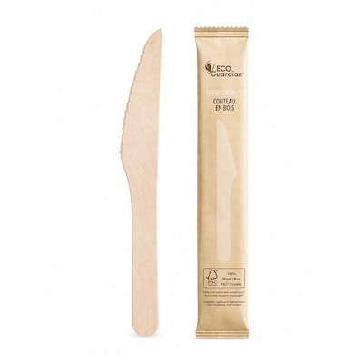 null Wooden Knife, Natural, Individually Wrapped (600 count) 100 ea, $0.09/1ea