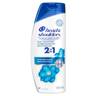 Head & Shoulders Shampooing et revitalisant 2 en 1 s Hydratation en profondeur 613 ml, 2,28 $/100ml