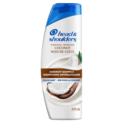 Head & Shoulders Shampooing antipelliculaire s à la noix de coco pour un usage quotidien, sans parabènes 370 ml, 1,89 $/100ml