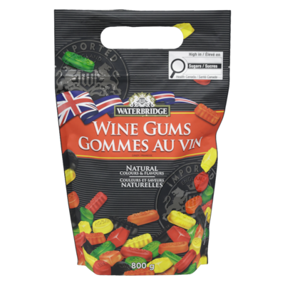 Waterbridge Candy Wine Gums 800 g, $1.37/100g