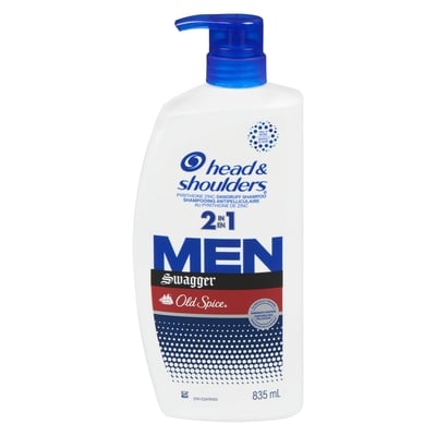 Head & Shoulders Shampooing et revitalisant antipelliculaire 2∘en∘1 s  Swagger 835 ml, 1,74 $/100ml