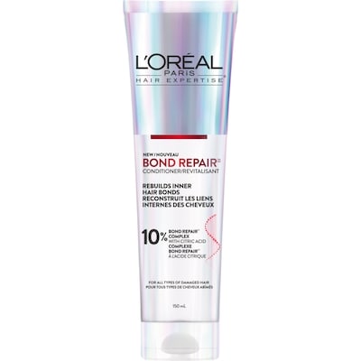 L’Oréal Hair Expertise Bond Repair Revitalisant, Répare Tous Les Types de Cheveux Abîmés, avec Complexe à L’Acide Citrique 150 ml, 7,33 $/100ml