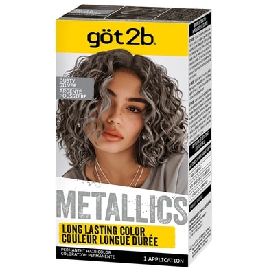Schwarzkopf Metallics Permanent Hair Colour, M72 Dusty Silver, 1 Application 60 ml, $20.00/100ml