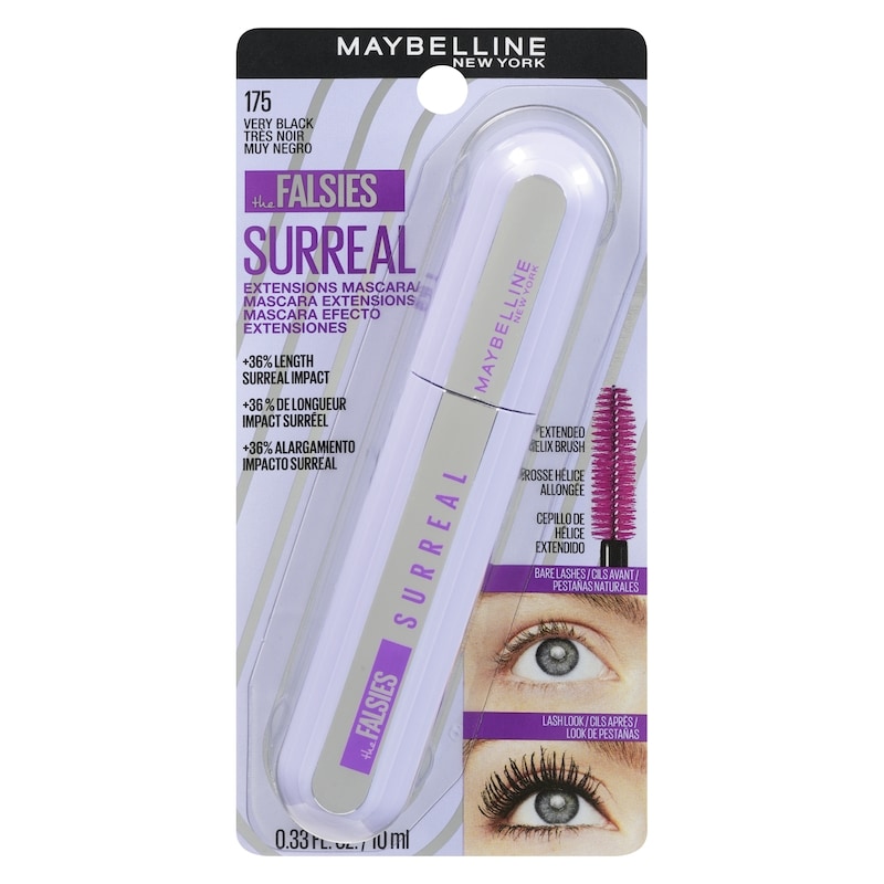 Eye Makeup Falsies Surreal Washable Mascara, Very Black
