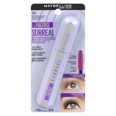 Maybelline Eye Makeup Falsies Surreal Washable Mascara, Brownish Black 10 ml, $154.90/100ml