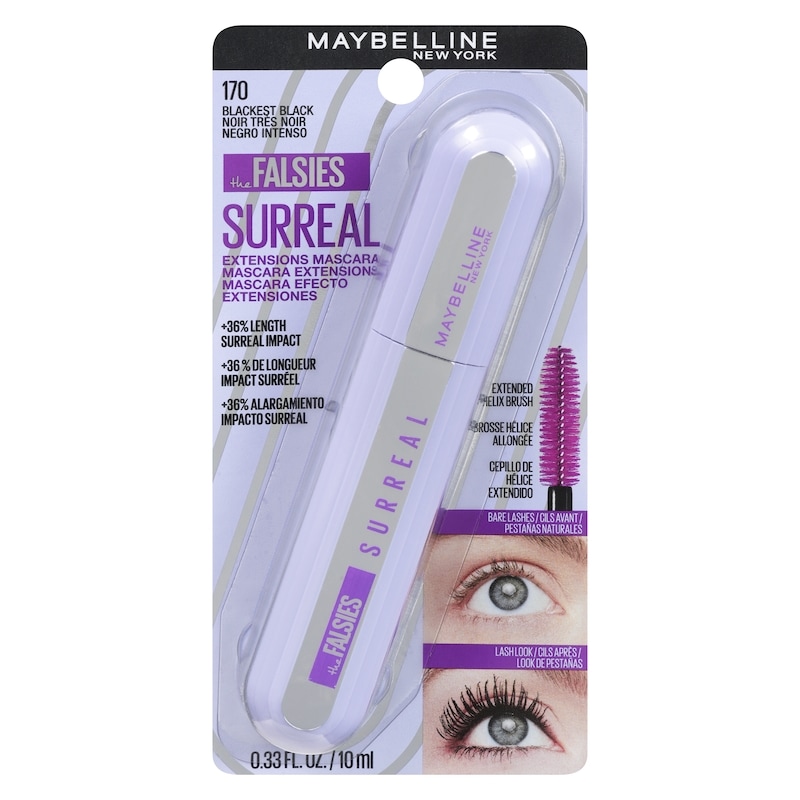 Eye Makeup Falsies Surreal Washable Mascara, Very Black