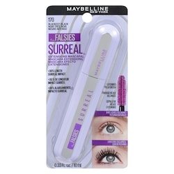 Maybelline Maquillage des yeux, Falsies Surreal, Lavable, Mascara, Noir très noir 10 ml, 159,90 $/100ml