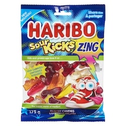 Sour Kicks Z!Ng Gummy Candies Share Size