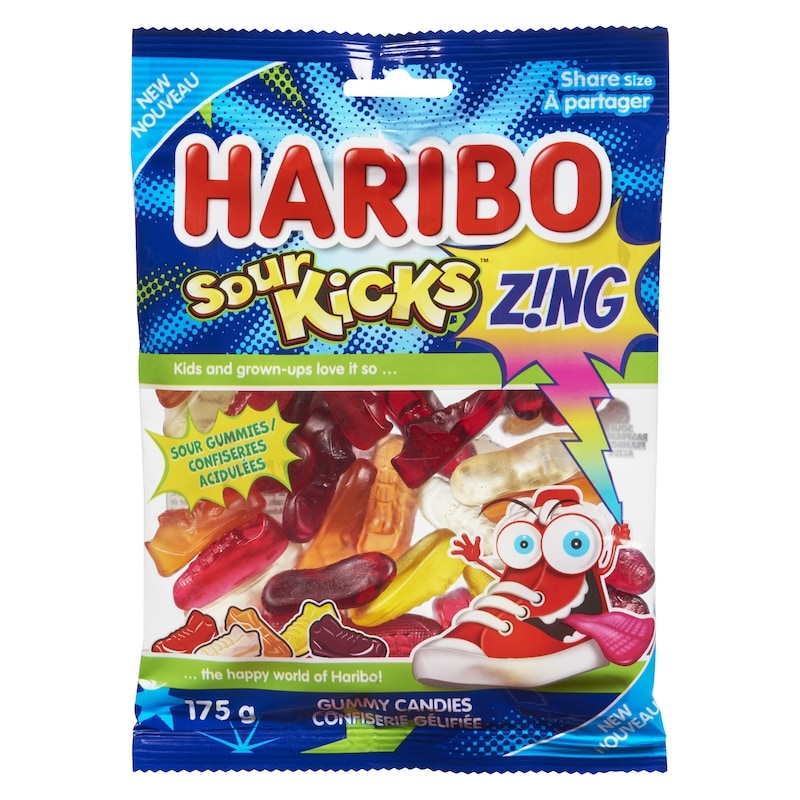Sour Kicks Z!Ng Gummy Candies Share Size