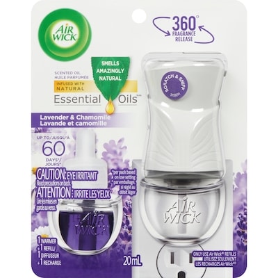 Air Wick SCENTED OIL - Kit - 1+1 Lavender & Chamomile 1 ea, $5.00/1ea