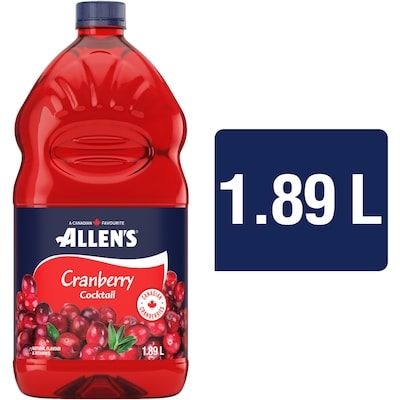 Allen's Cranberry Cocktail 1.89 l, $0.20/100ml