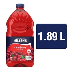 Allen's Cranberry Raspberry Cocktail - 1.89 l | Zehrs