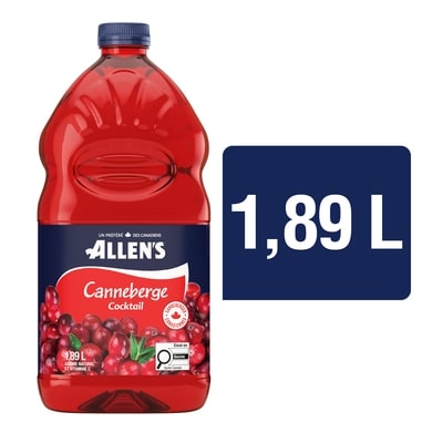 Allen’s Cocktail de canneberge 1.89 l, 0,24 $/100ml