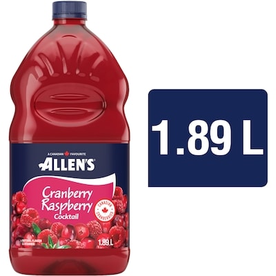 Allen's Cranberry Raspberry Cocktail 1.89 l, $0.24/100ml