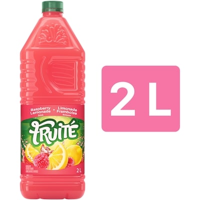 Fruité Limonade framboise 2 l, 0,18 $/100ml