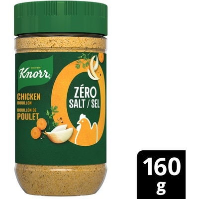 Knorr Chicken Zero Salt Bouillon Powder 160 g, $4.68/100g