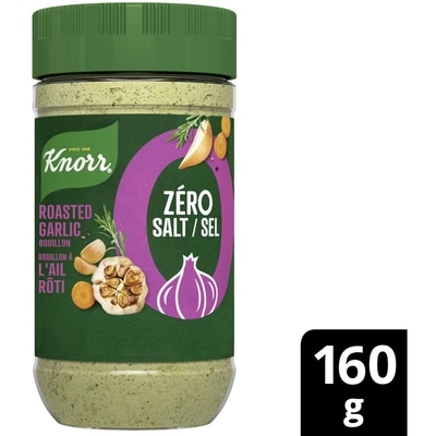 Knorr Roasted Garlic Zero Salt Bouillon Powder 160 g, $4.68/100g