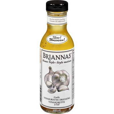 Briannas Home Style Garlic Vinaigrette Dressing 355 ml, $1.97/100ml