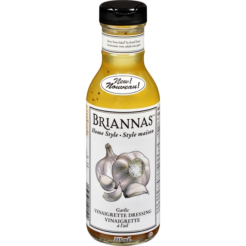 Briannas Home Style Garlic Vinaigrette Dressing - 355 ml | Your Independent  Grocer