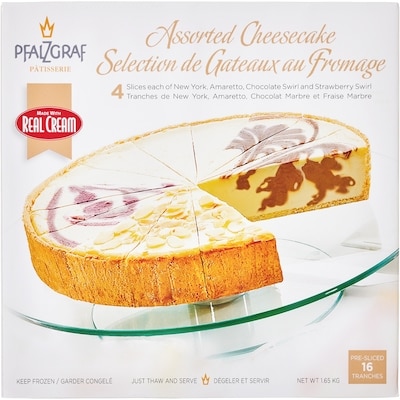null Selection de gateaux au fromage 1.7 kg, 1,94 $/100g
