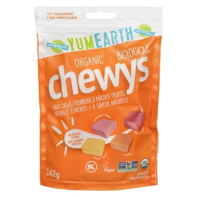 Yum Earth Friandise biologique 142 g, 8,44 $/100g