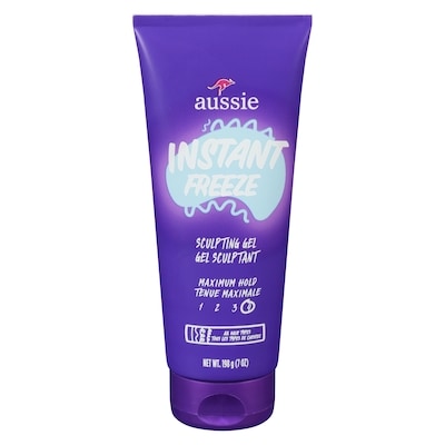 Aussie Instant Freeze Sculpting Gel for Curly Hair, Straight Hair, and Wavy Hair 198 g, $4.04/100g