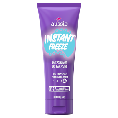 Aussie Gel sculptant Instant Freeze pour les cheveux bouclés, raides et ondulés 198 g, 4,04 $/100g