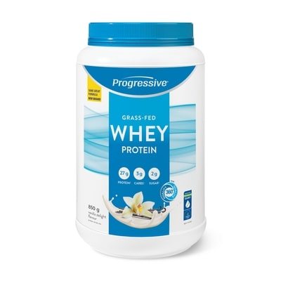 Progressive Grass Fed Whey Protein Powder French Vanilla Crème Flavour 850 g, $58.99/100g