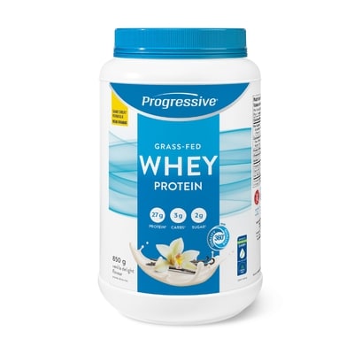 Progressive Grass Fed Whey Protein Powder 850 g, $65.88/100g
