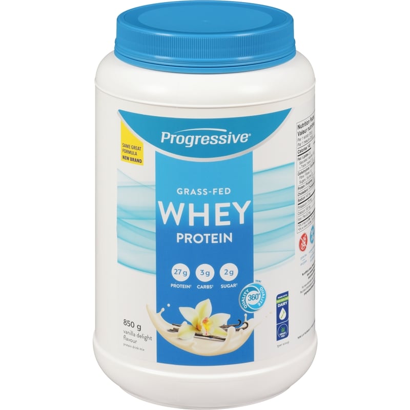 Whey Protein Protein Drink Mix Grass-Fed Vanilla Delight Flavour