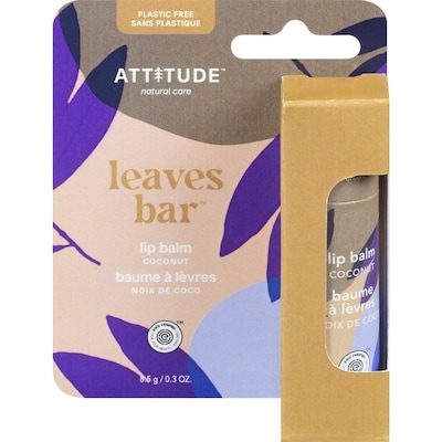 Attitude Leaves bar baume à lèvres noix de coco 8.5 g, 70,47 $/100g