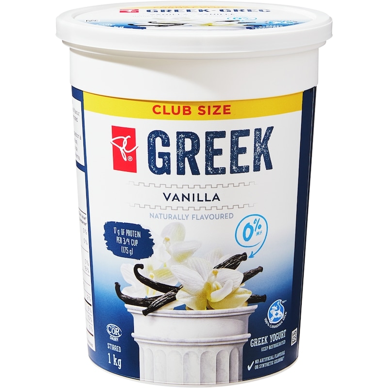 Vanilla Greek Yogurt 0% Club Size 