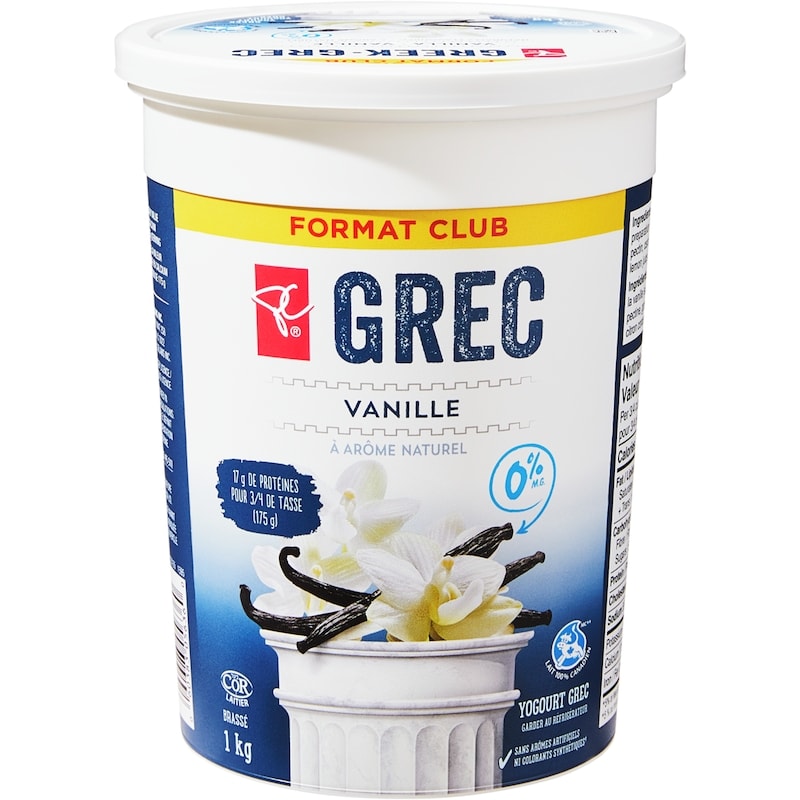 Vanilla Greek Yogurt 0% Club Size 