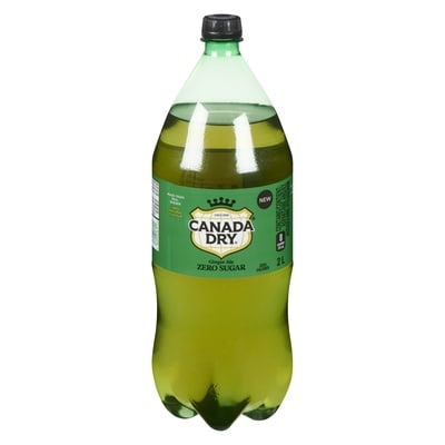 Canada Dry Ginger Ale Zero Sugar 2 l, $0.17/100ml