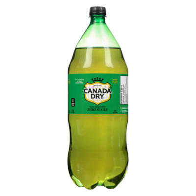 Canada Dry Soda gingembre zéro sucre 2 l, 0,21 $/100ml