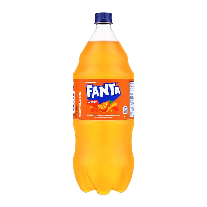 Soda Orange Bottle
