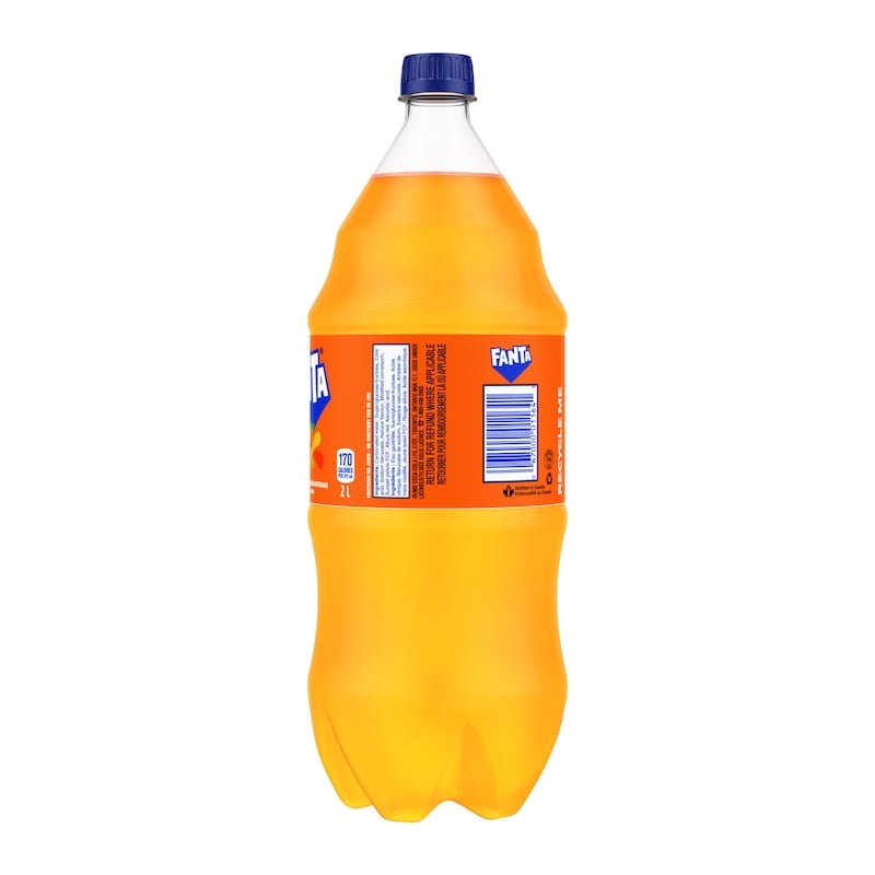 Soda Orange Bottle