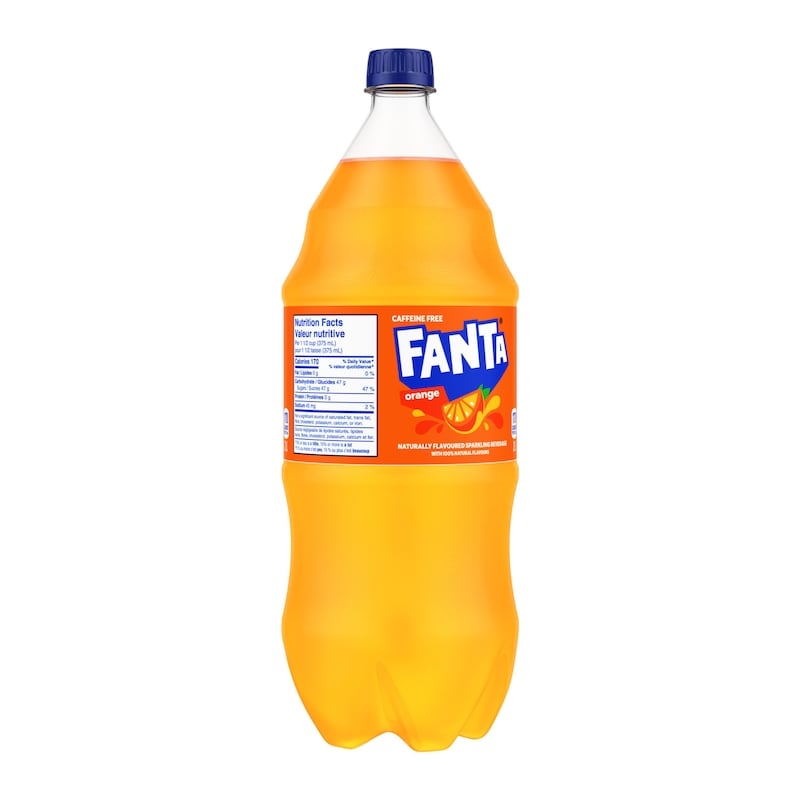 Soda Orange Bottle