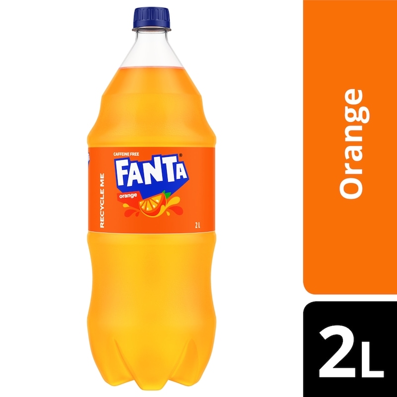 Soda Orange Bottle