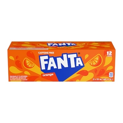FANTA Soda Orange Can 12x355.0 ml, $0.19/100ml