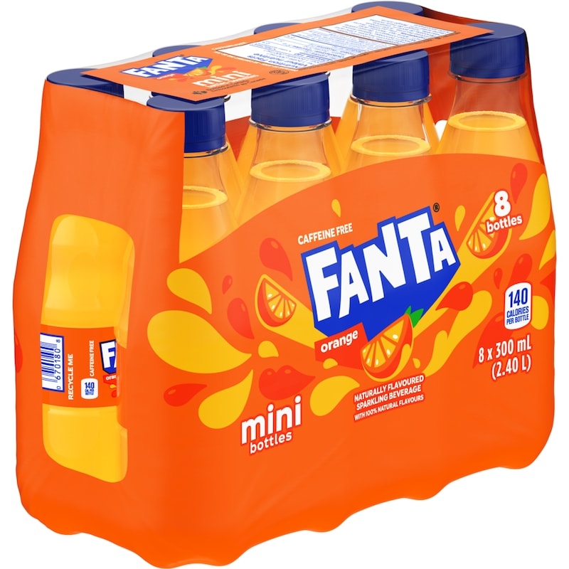 Soda Orange Bottles