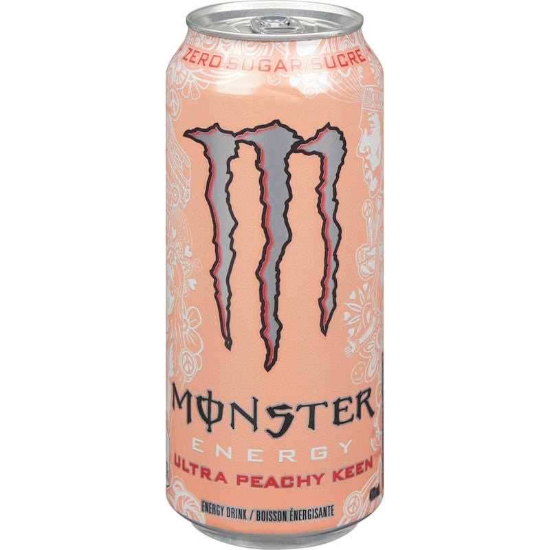 美品！ BREADEN ’Monster Calling 89H’ Monster Energy Ultra Peachy Keen - 473 ml | Dominion Stores of