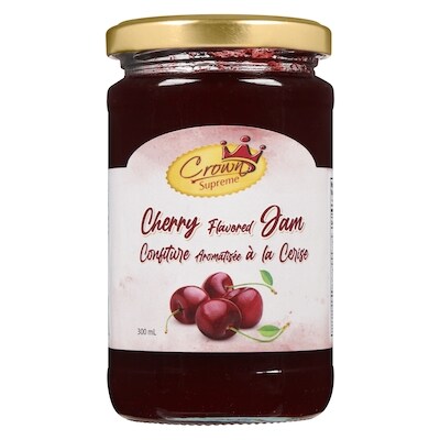Confiture aromatisée à la cerise