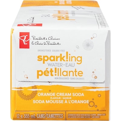 Orange Cream Soda Flavour Sparkling Water