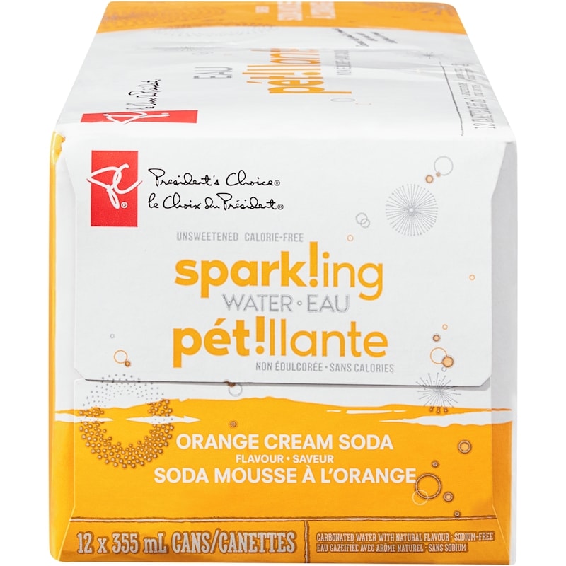 Orange Cream Soda Flavour Sparkling Water
