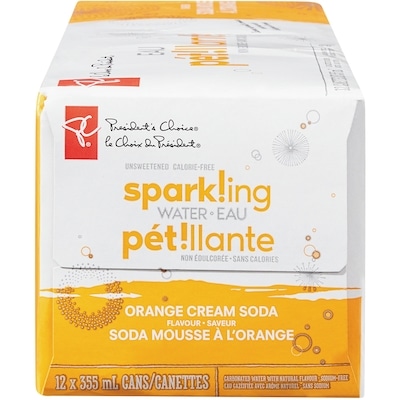 Orange Cream Soda Flavour Sparkling Water