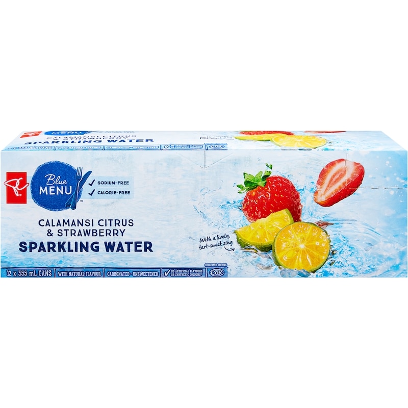 Calamansi Citrus and Strawberry Sparkling Water