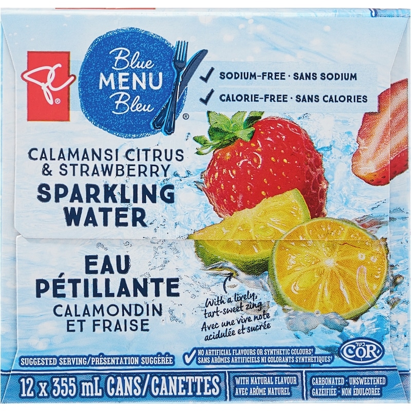 Calamansi Citrus and Strawberry Sparkling Water