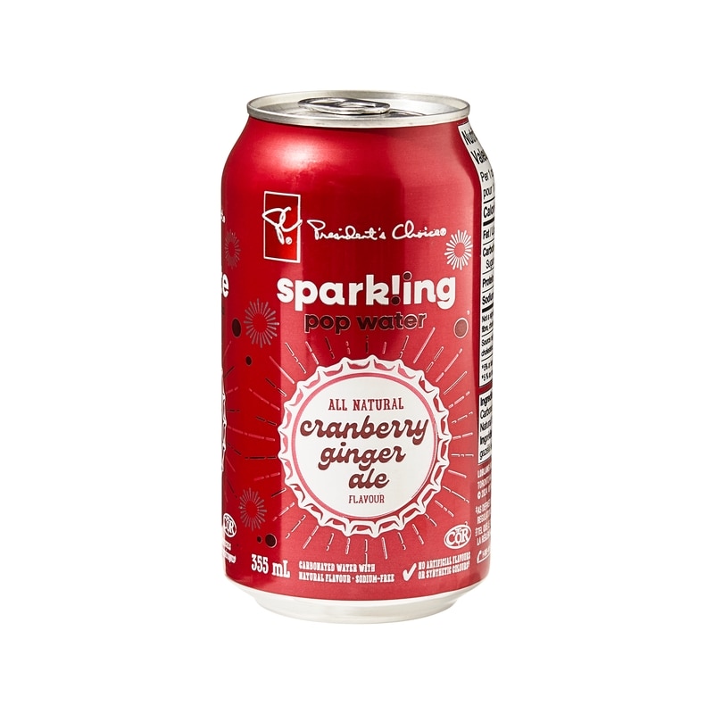 Cranberry Ginger Ale Flavour Sparkling Water