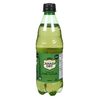 Canada Dry Ginger Ale Zero Sugar 500 ml, $0.66/100ml